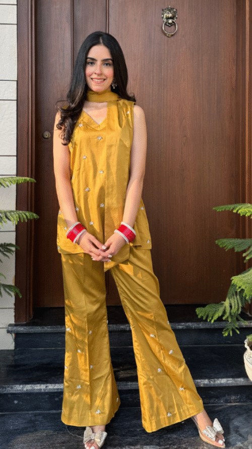 Hand Embroidered 3 Piece Set